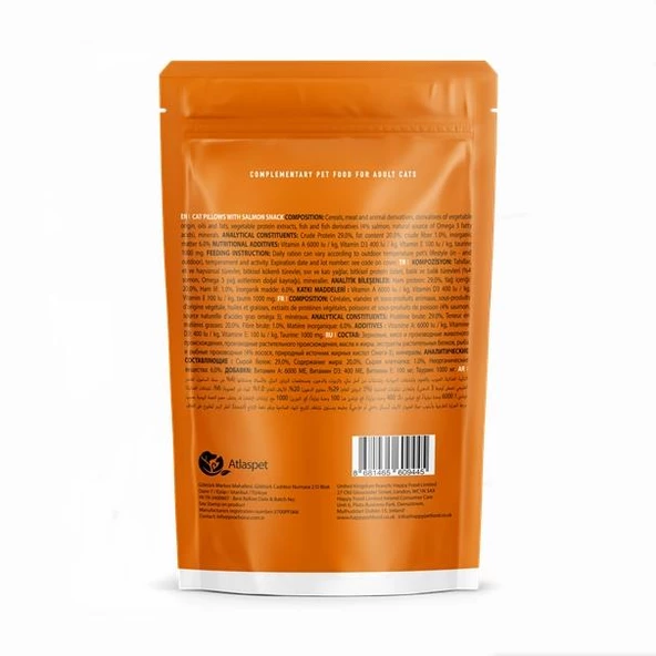 Prochoice Crunchy Salmon, Kediler için Somon Balığı İlaveli Çıtır Atıştırmalık 60gr - 2