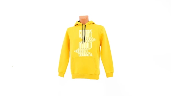 GoodBye illüzyon baskılı Sweatshirt