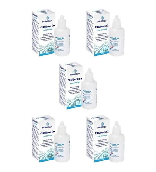 Dermosept Oksijenli Su 100 Ml - 5 Adet