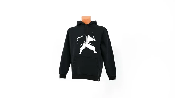 In Shadows, We Strike baskılı Sweatshirt