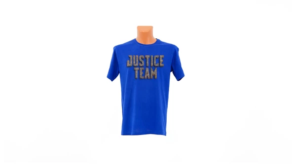 Justice Team baskılı Tişört