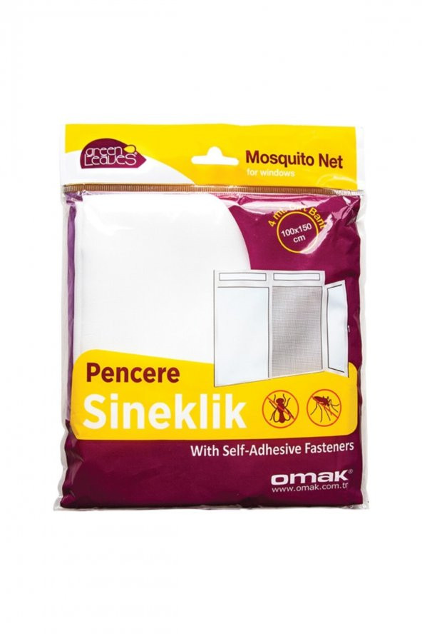 OMAK Greenleaves Pencere Sinekliği 100x150 Cm