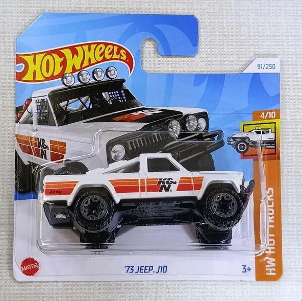 Hot Wheels 73 Jeep J10 4/10 91/250 Model Araba - 1