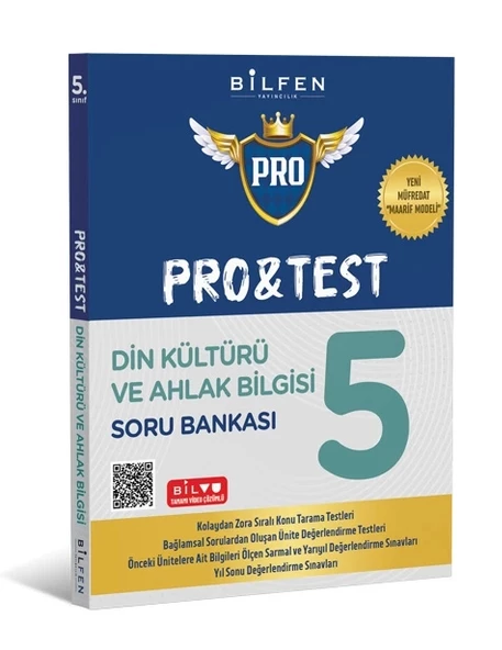 BİLFEN YAYINCILIK 5.SINIF DİN KÜLTÜRÜ VE AHLAK BİLGİSİ PRO TEST SORU BANKASI (YENİ MÜFREDAT)