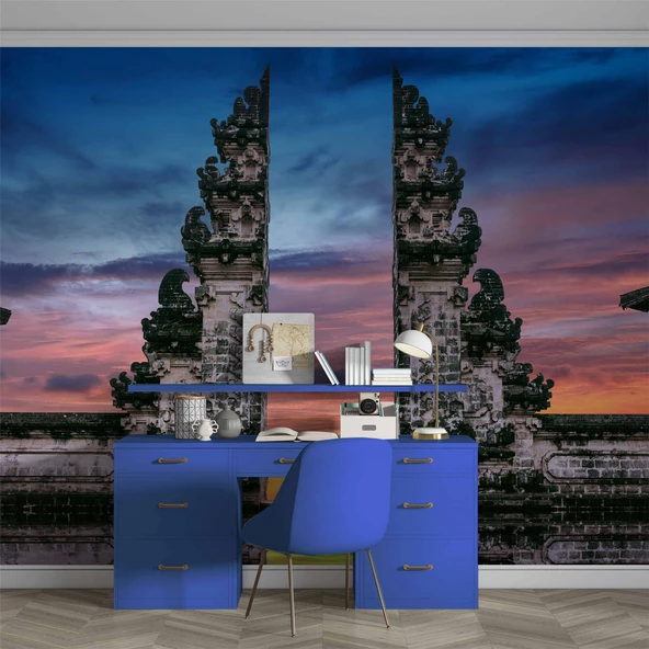 Gün Batımı Endonezya Bali Manzaralı Duvar Kağıdı - Resim 4