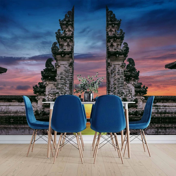 Gün Batımı Endonezya Bali Manzaralı Duvar Kağıdı - Resim 5