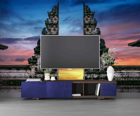 Gün Batımı Endonezya Bali Manzaralı Duvar Kağıdı - Resim 3