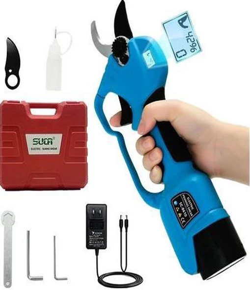 Suca SC 8610A LED Ekranlı Uzatma Aparatlı Budama Makası 32 mm 2.60 Mt - 5