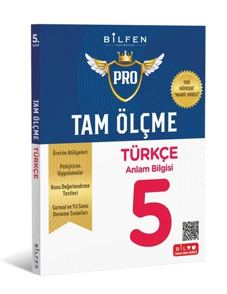 BİLFEN YAYINCILIK 5.SINIF TAM ÖLÇME TÜRKÇE ETKİNLİKLİ SORU BANKASI (YENİ MÜFREDAT)