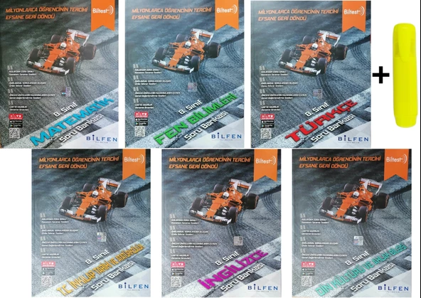Bilfen Yayınları 8. Sınıf Biltest Matematik Fen Türkçe Sosyal İngilizce Din Seti