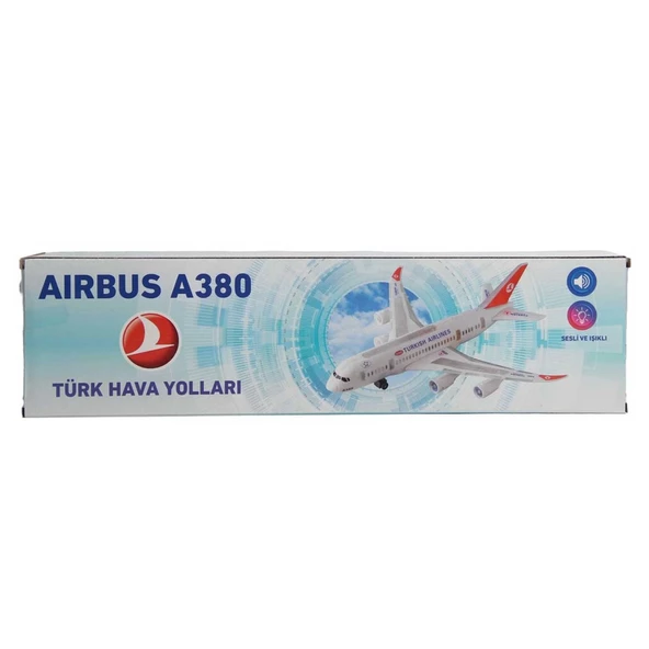 Kutulu Işıklı Müzikli A380 THY - 2
