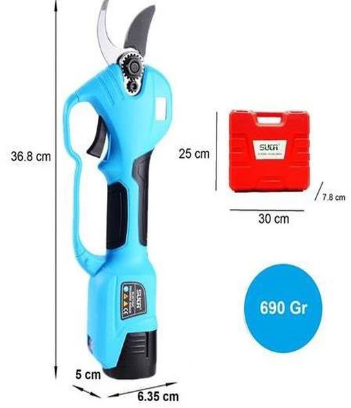 Suca SC 8610A LED Ekranlı Uzatma Aparatlı Budama Makası 32 mm 2.60 Mt - 4