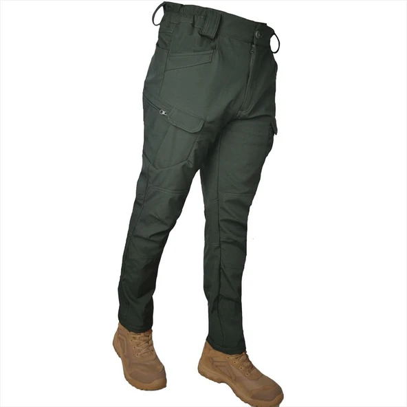 Spayko Su Geçirmez Softshell Pantolon Haki - 2