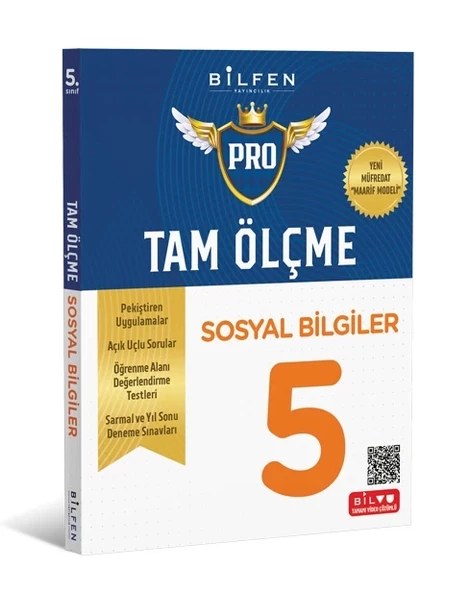 BİLFEN YAYINCILIK 5.SINIF TAM ÖLÇME SOSYAL BİLGİLER ETKİNLİKLİ SORU BANKASI (YENİ MÜFREDAT)