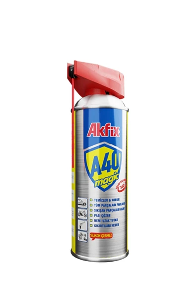 Akfix A40 Pas Sökücü Yağlayıcı Sprey 400 ml