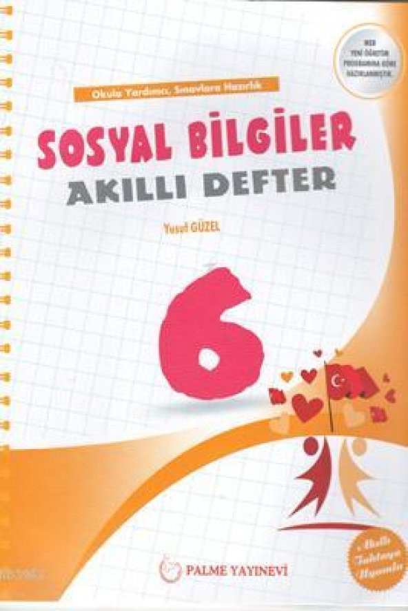 Palme Yayınevi 6.sınıf Sosyal Bilgiler Akıllı Defter