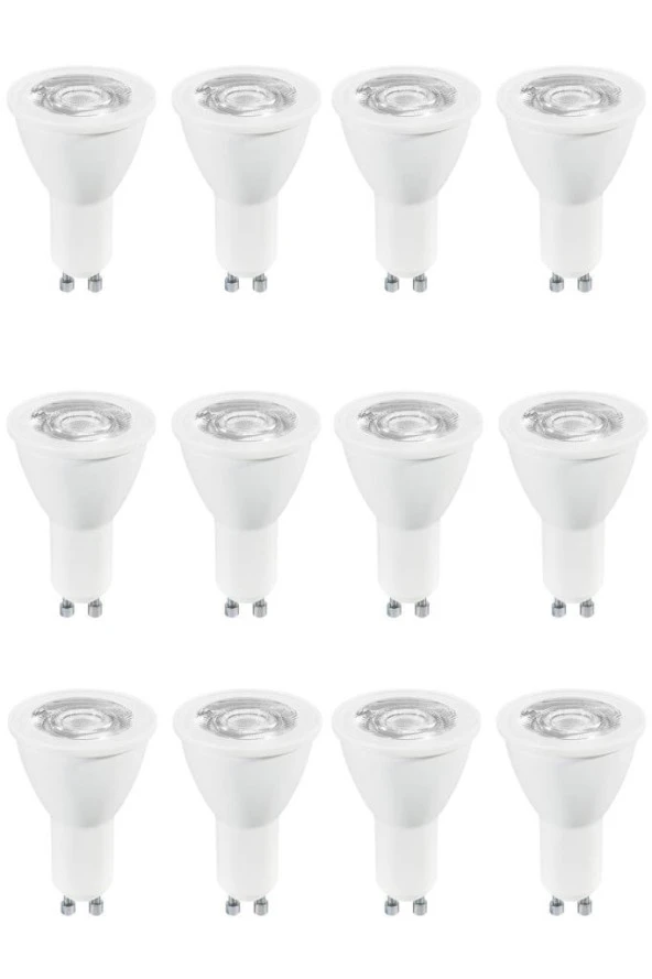 Osram Par16 4,5W (50W) Tasarruflu Starter Ayak Çanak Ampul 2700K Sarı (12 Adet)