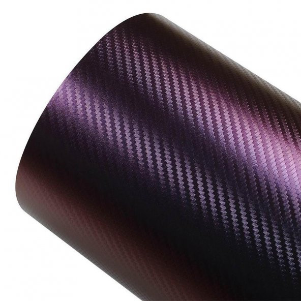 Bukalemun Karbon Folyo 3D Renk Değiştiren Kaplama Folyosu 76  x 100 cm - 2