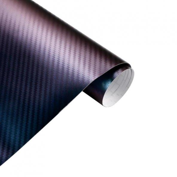 Bukalemun Karbon Folyo 3D Renk Değiştiren Kaplama Folyosu 76  x 100 cm - 4