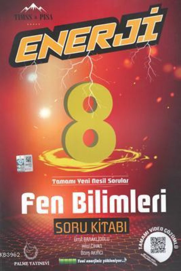 Palme 8.Sınıf Enerji Fen Bilimleri Soru Kitabı