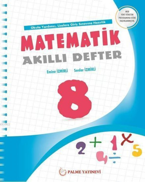 Palme Yayınevi 8.Sınıf Matematik Akıllı Defter