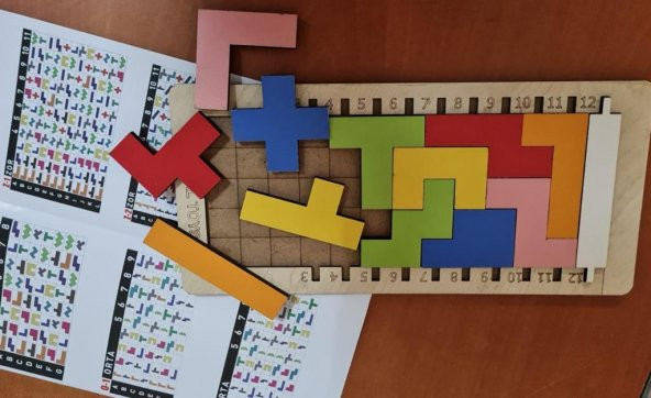 Katamino Zeka Geliştirici Akıl Oyunu - Doğaltoys ince Katamuno - 2