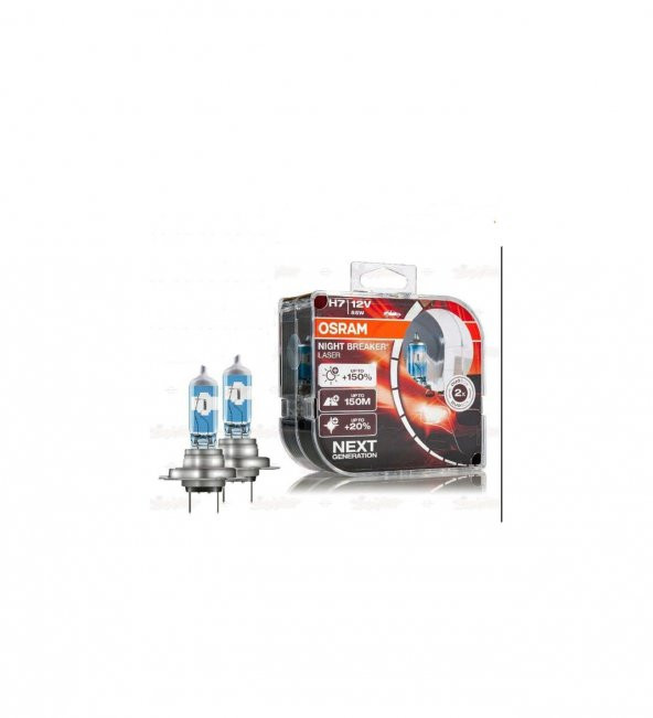 Osram Next Generation H7 Night Breaker Laser +150 12V 55W 2li A - 2