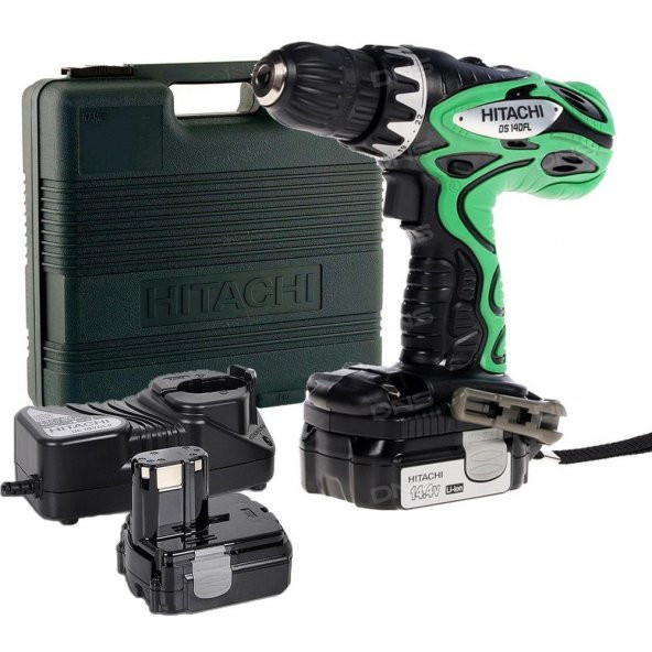 Hitachi DS14DFL 14.4Volt/1.5Ah Li-ion Çift Akülü Profesyonel Vidalama - 1