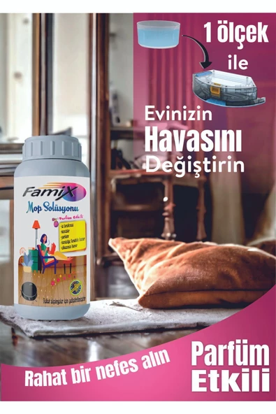 famix Ağır Yağ Leke Derz Seramik Mop Solisyonu Fiber Bez Hediyeli Temizlik Paketi X2 Adet - 7