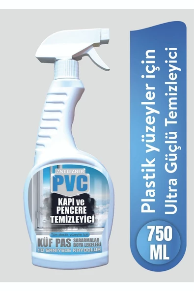 MB CLEANER Pvc Kapı Pencere Plastik Yüzey Küf Pas Leke Çıkartıcı Temizleyici Sprey 750 ml