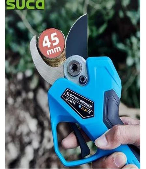 Suca SC 8612A LED Göstergeli Akülü Yüksek Budama Makası 45 mm 2.60 mt - 2