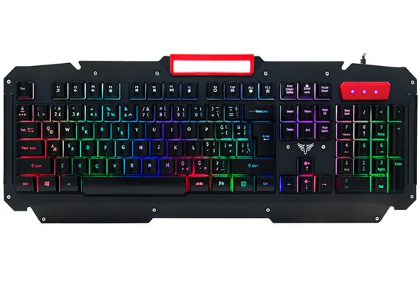 EVEREST KB-R800 METAFOR Usb Rgb Aydınlatmalı Metal Yüzey Gaming Klavye