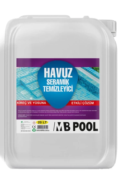 MB FLEX Mb Pool Kireç Yosun Ve Inatçı Lekelere Karşı Havuz Seramik Temizleyicisi