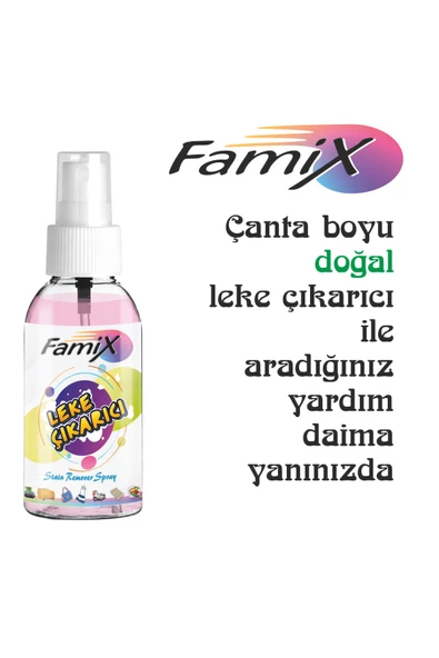 famix Doğal Leke Çıkarıcı Sprey 750 ml Çanta Boyu Leke Çıkarıcı - 2