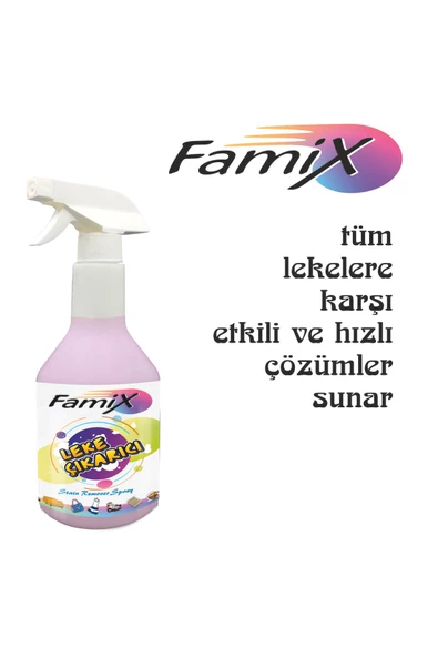 famix Doğal Leke Çıkarıcı Sprey 750 ml Çanta Boyu Leke Çıkarıcı - 3