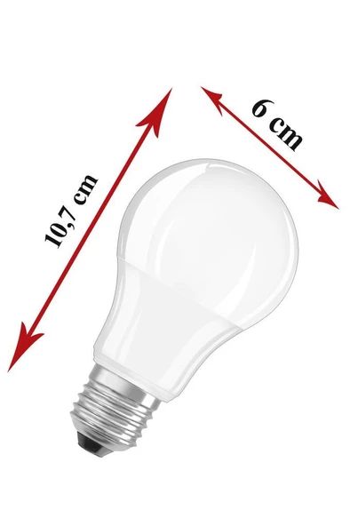 Osram Ledvalue 4,9W (40W) 3 lü Led Ampul Beyaz - 6500K E27 - 2