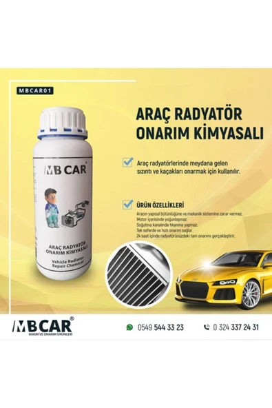 Tuğra Mb Car Radyatör Sızıntı Onarıcı 0,5 Lt - 2