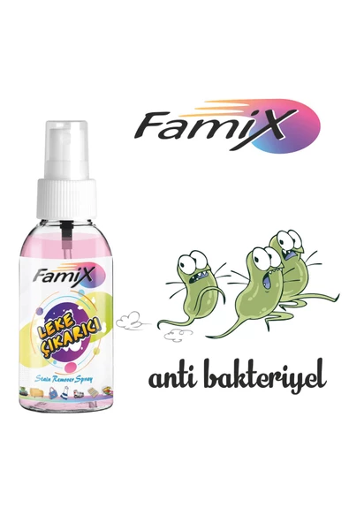 famix Doğal Leke Çıkarıcı Sprey 750 ml Çanta Boyu Leke Çıkarıcı - 6