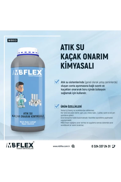 MB FLEX 03 Atık Su Borusu Sızıntı Onarıcı - 2