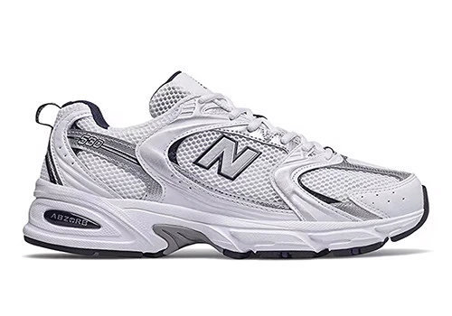 New Balance 530 White Silver Navy