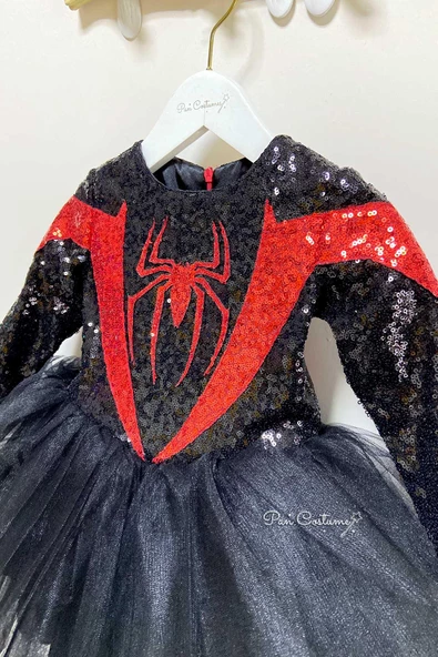 Miles Morales Kız Çocuk Kostümü - 3