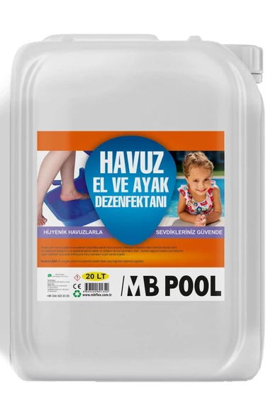 MB FLEX Mb Pool Havuz Hijyeni Sağlayan El Ve Ayak Dezenfektan Solüsyonu 20 Kg