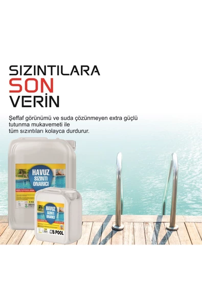 MB FLEX MB Pool Nano Teknolojili Havuz Çatlak Sızıntı Onarıcı 30 KG - 3