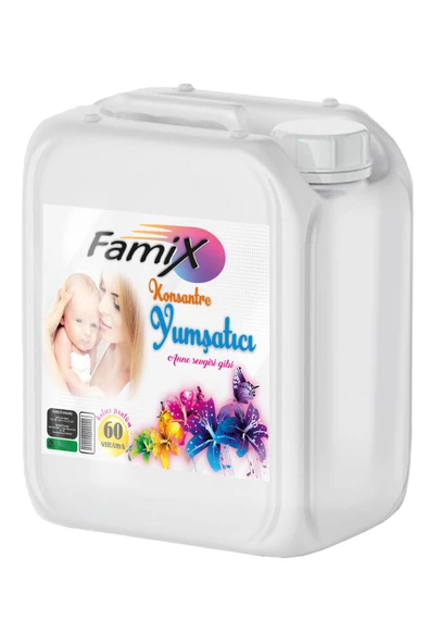 famix Konsantre Çamaşır Yumuşatıcısı Yıkama 5 Kg