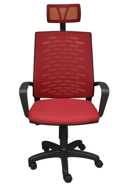 Porziyon Nadya Fileli Plastik Yönetici Ofis Büro Bilgisayar Çalışma Koltuğu - Sandalyesi - Resim 2