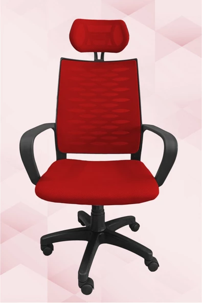 Porziyon Atlas Fileli Plastik Yönetici Ofis Büro Bilgisayar Çalışma Koltuğu - Sandalyesi - 2