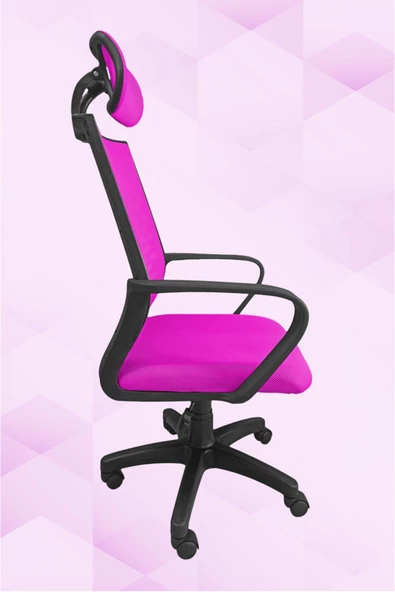 Porziyon Atlas Fileli Plastik Yönetici Ofis Büro Bilgisayar Çalışma Koltuğu - Sandalyesi - 3