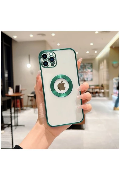 Apple Iphone 14 Pro Uyumlu Kılıf Glint Silikon Kılıf Yeşil - Resim 2