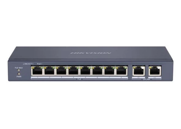 HIKVISION DS-3E0310P-E/M 8XFE+2XFE 65W POE SWİTCH - 2