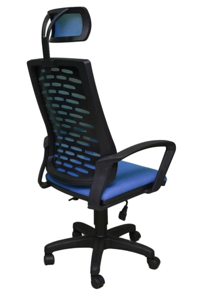 Porziyon Nadya Fileli Plastik Yönetici Ofis Büro Bilgisayar Çalışma Koltuğu - Sandalyesi - Resim 4